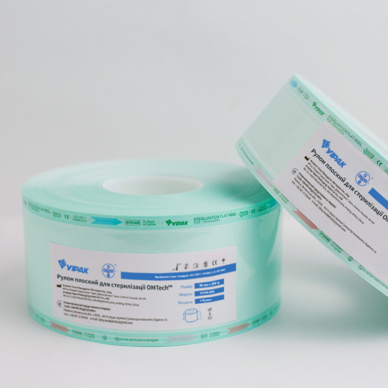 Рулон плоский для стерилізації OMTech™ 100мм Х 200м